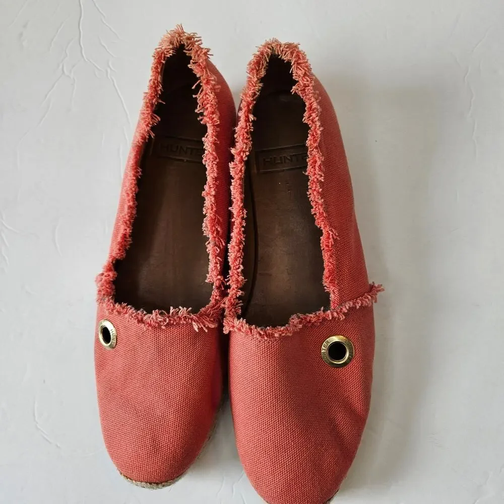 Hunter Adler Espadrille Flats Shoes Slip‎ On Women's 8 Summer Vacation Casual